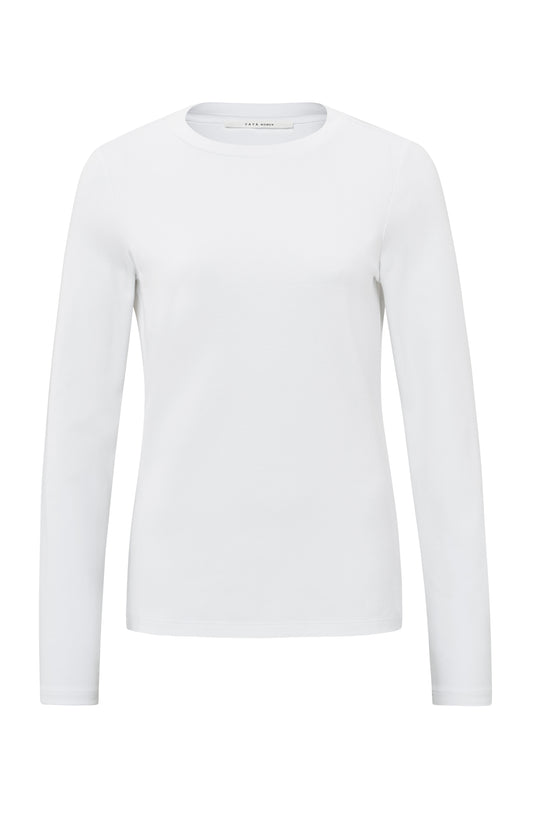 Langarm-Shirt, PURE WHITE
