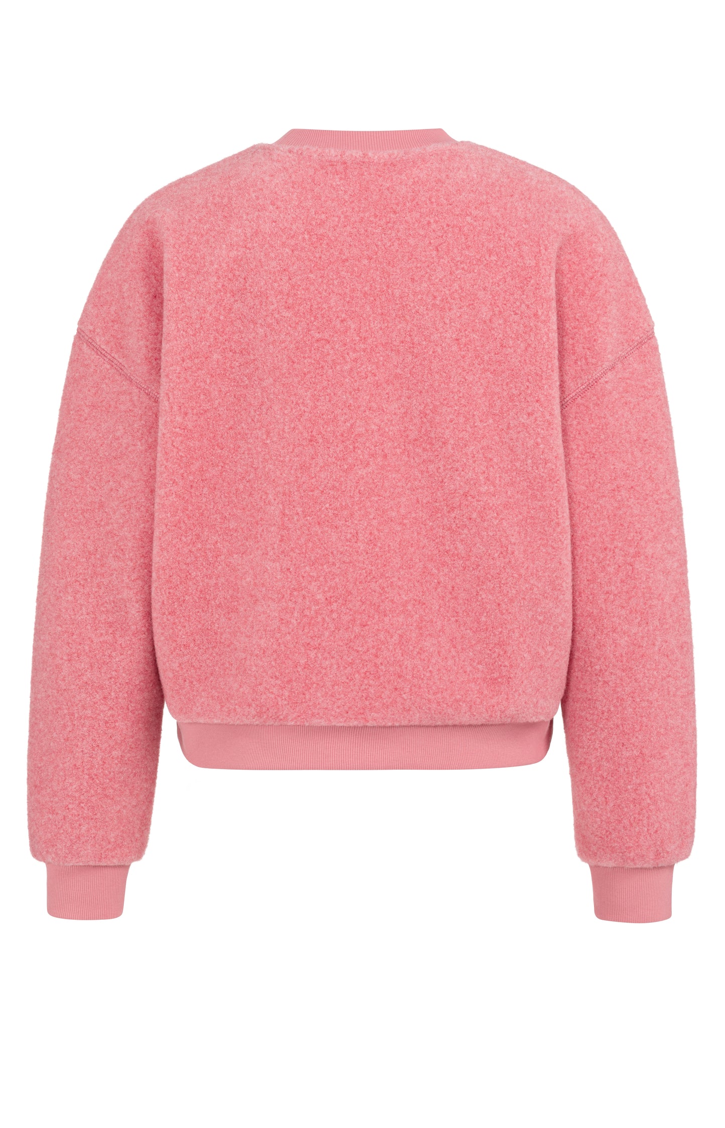 Teddy-Pullover, ROSE RED MELANGE