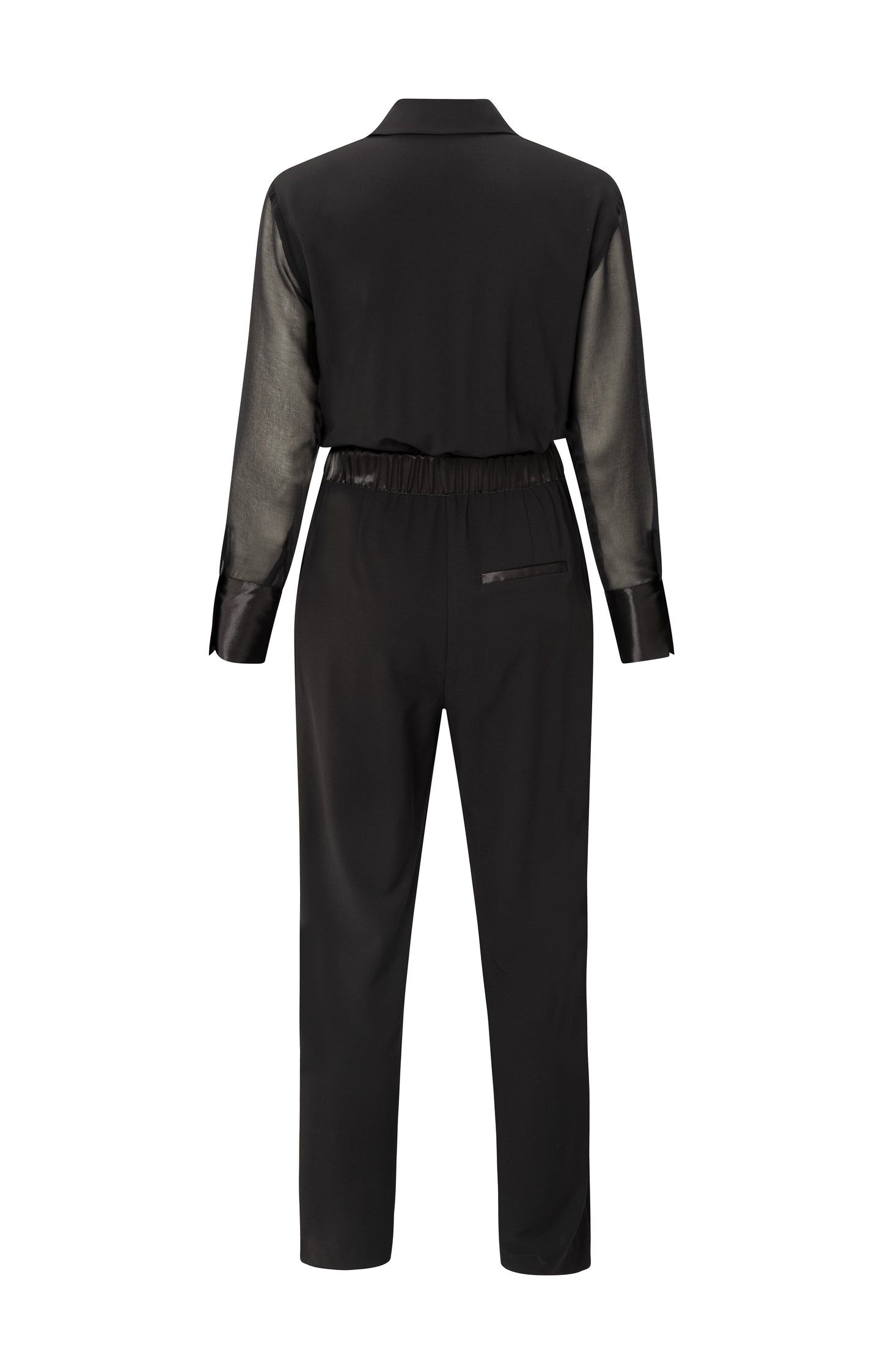 Jumpsuit mit langen ?rmeln, BLACK