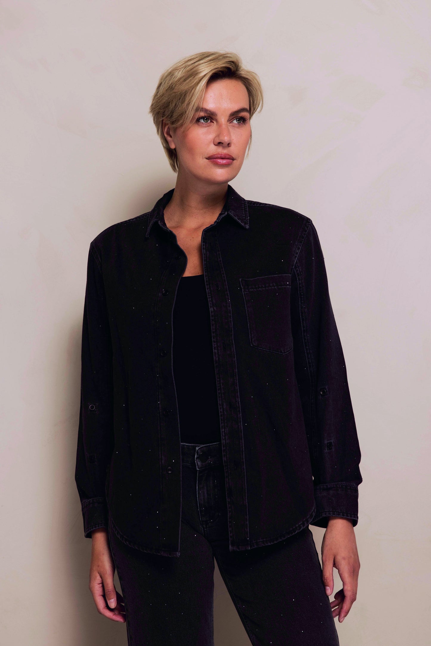 Zhrill Blusen 1/1 Arm F117 black