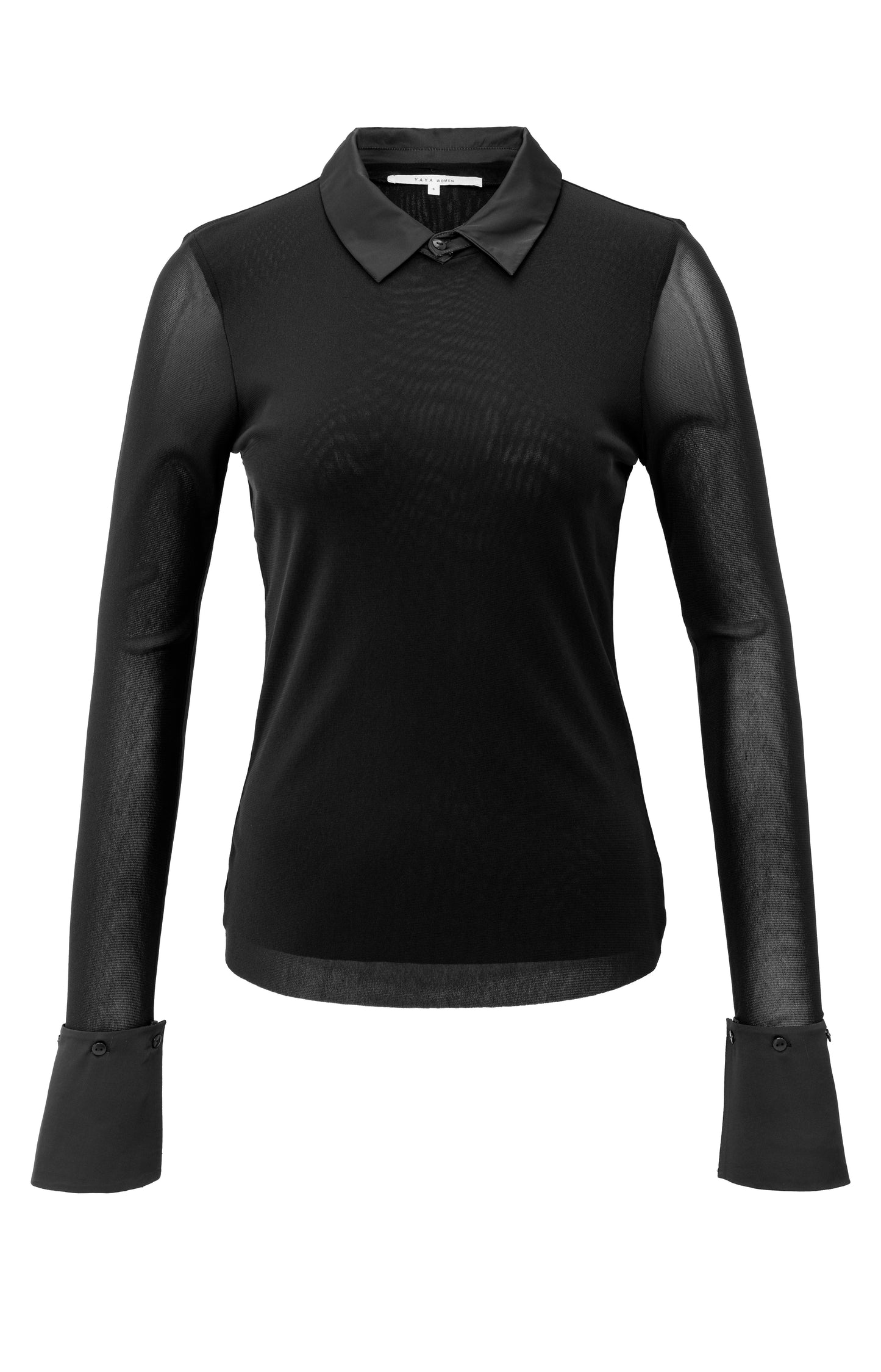 Mesh-Oberteil, BLACK