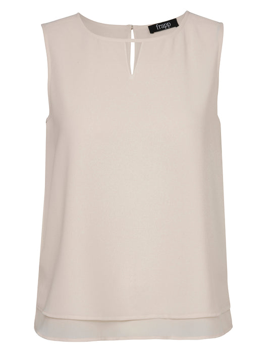 Bluse Rundhals ohne Arm