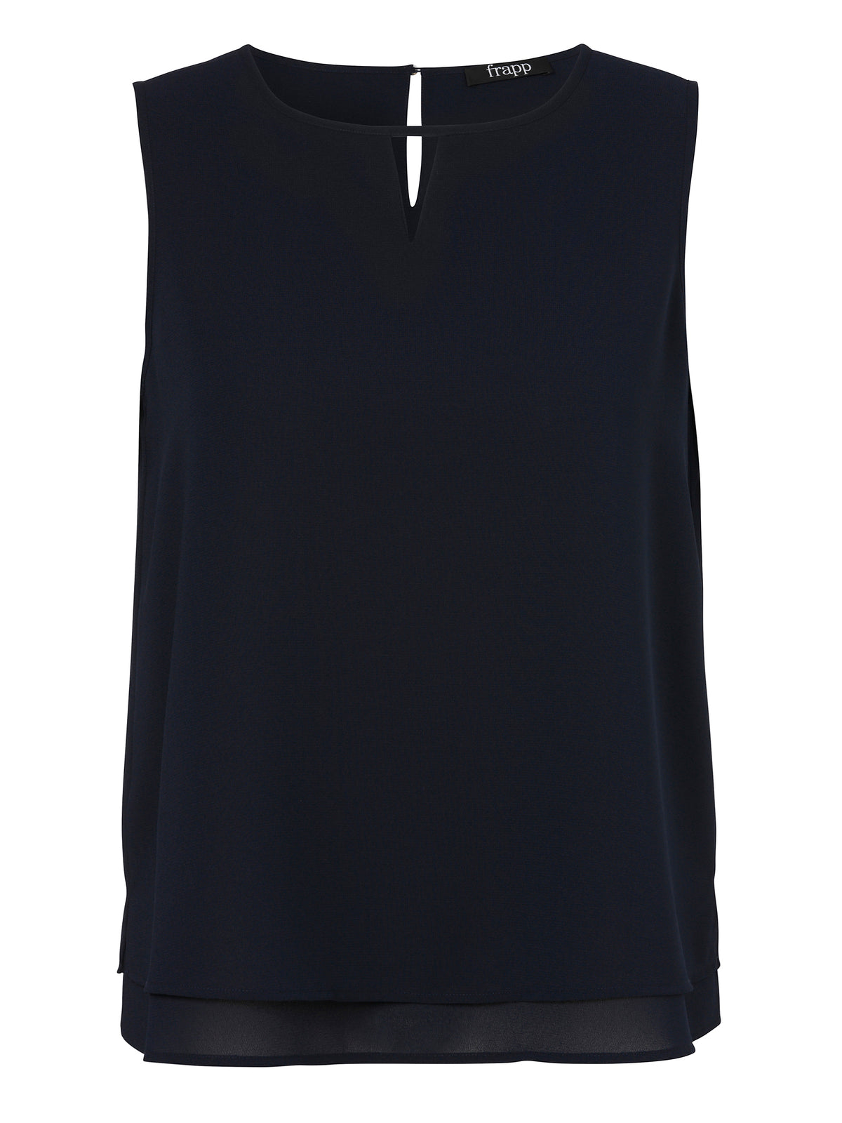 Bluse Rundhals ohne Arm