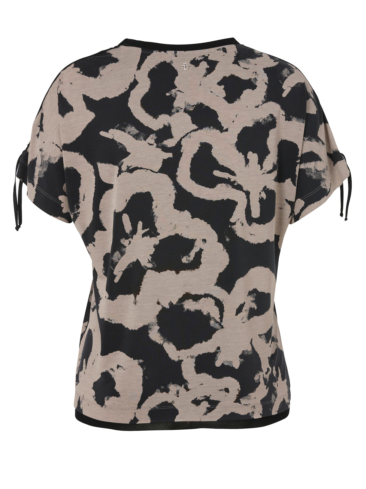 T-Shirt V-Ausschnitt ohne Arm Druck