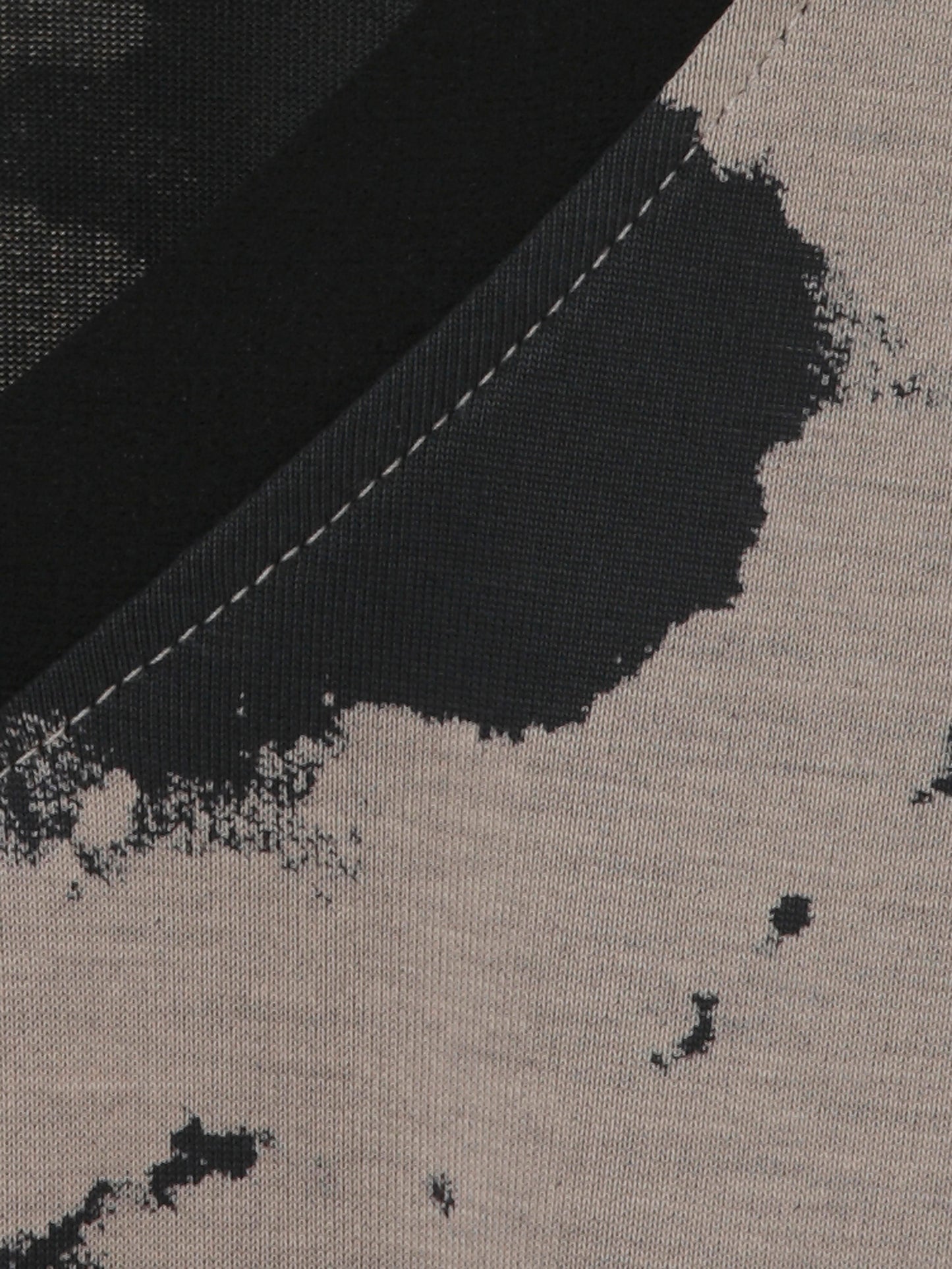 T-Shirt V-Ausschnitt ohne Arm Druck