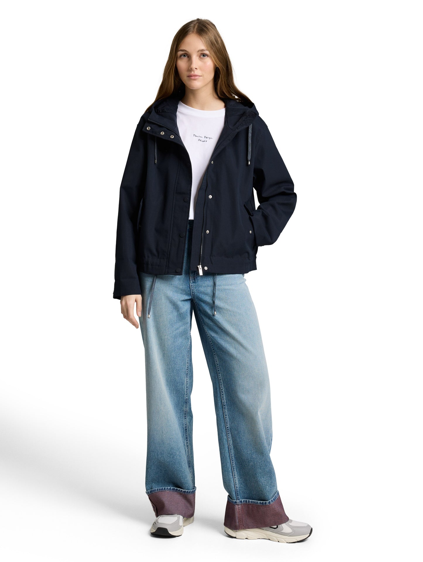 Ultralight Short Parka aus wasserabweisendem Material