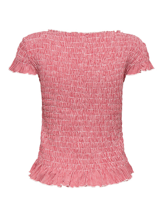 ONLCELLE CAP SMOCK BOATNECK TOP JRS