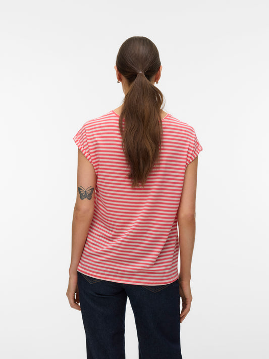 VMAVA SS TOP STRIPE JRS NOOS