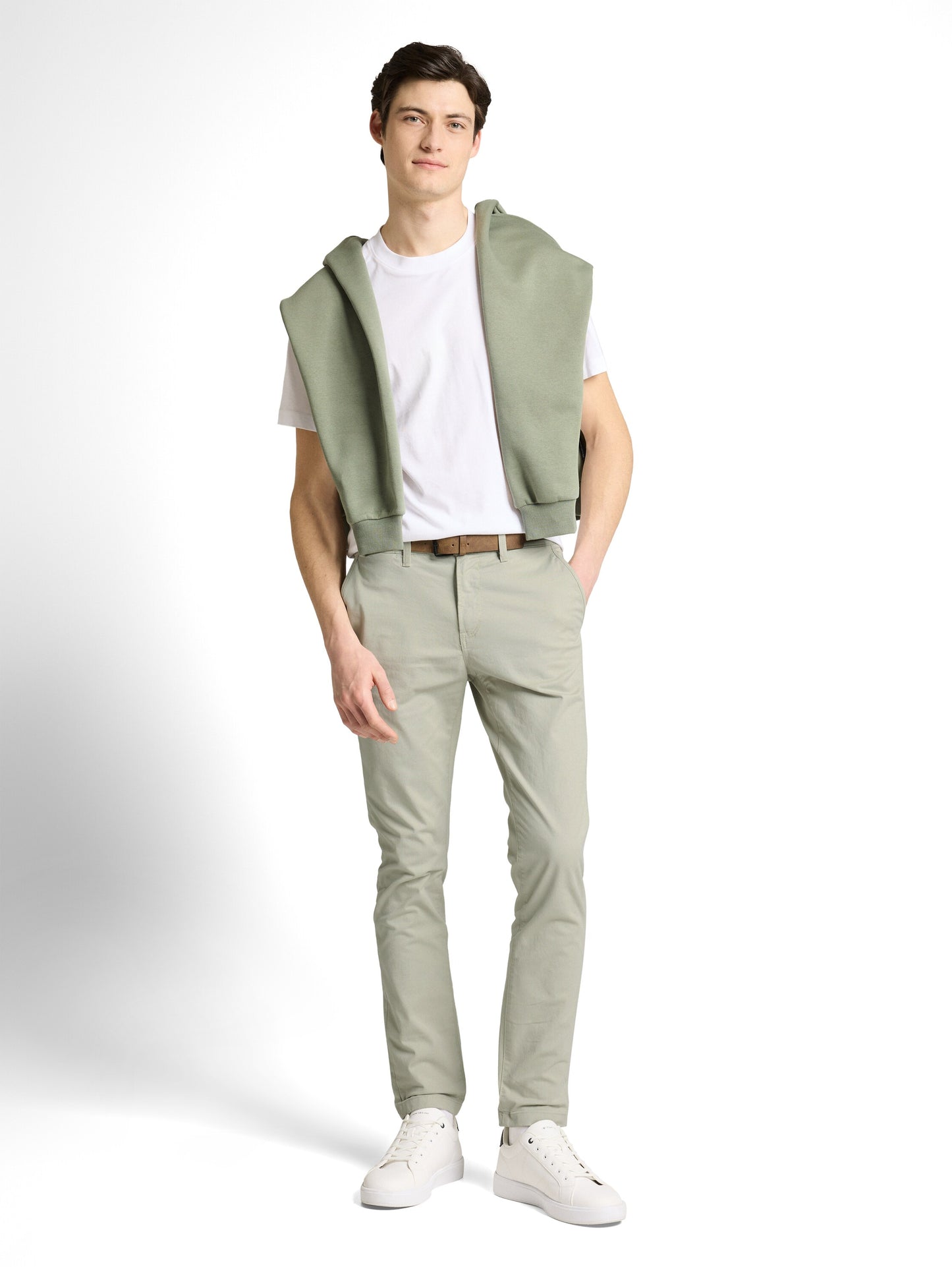 TTSLIM Chino Hose mit Gürtel