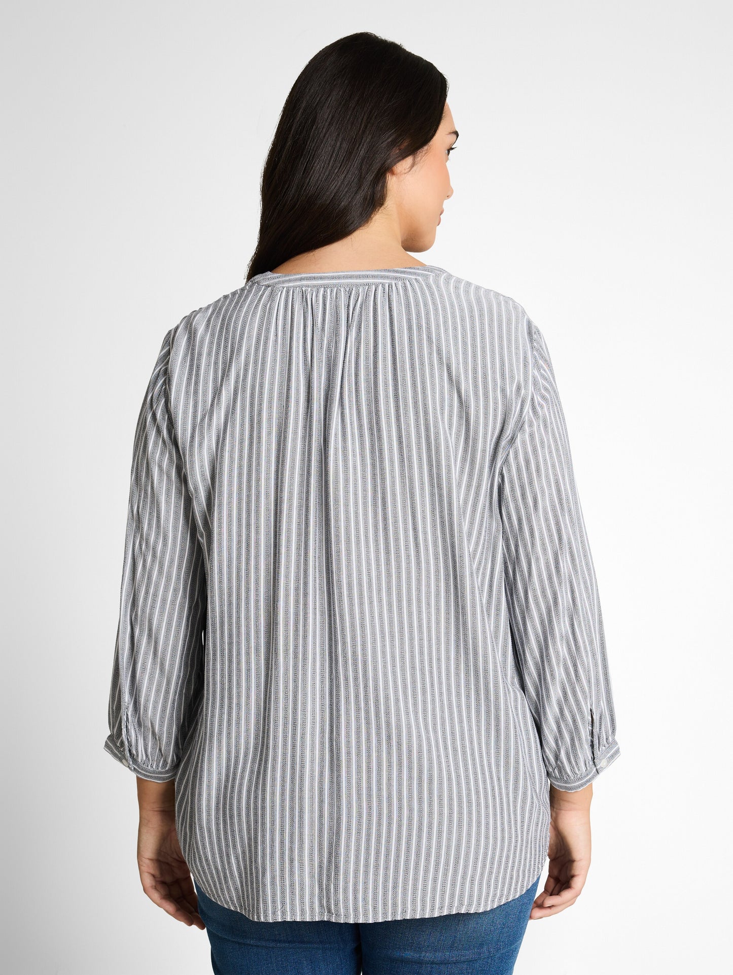 Plus Size - Bluse mit Streifenmuster