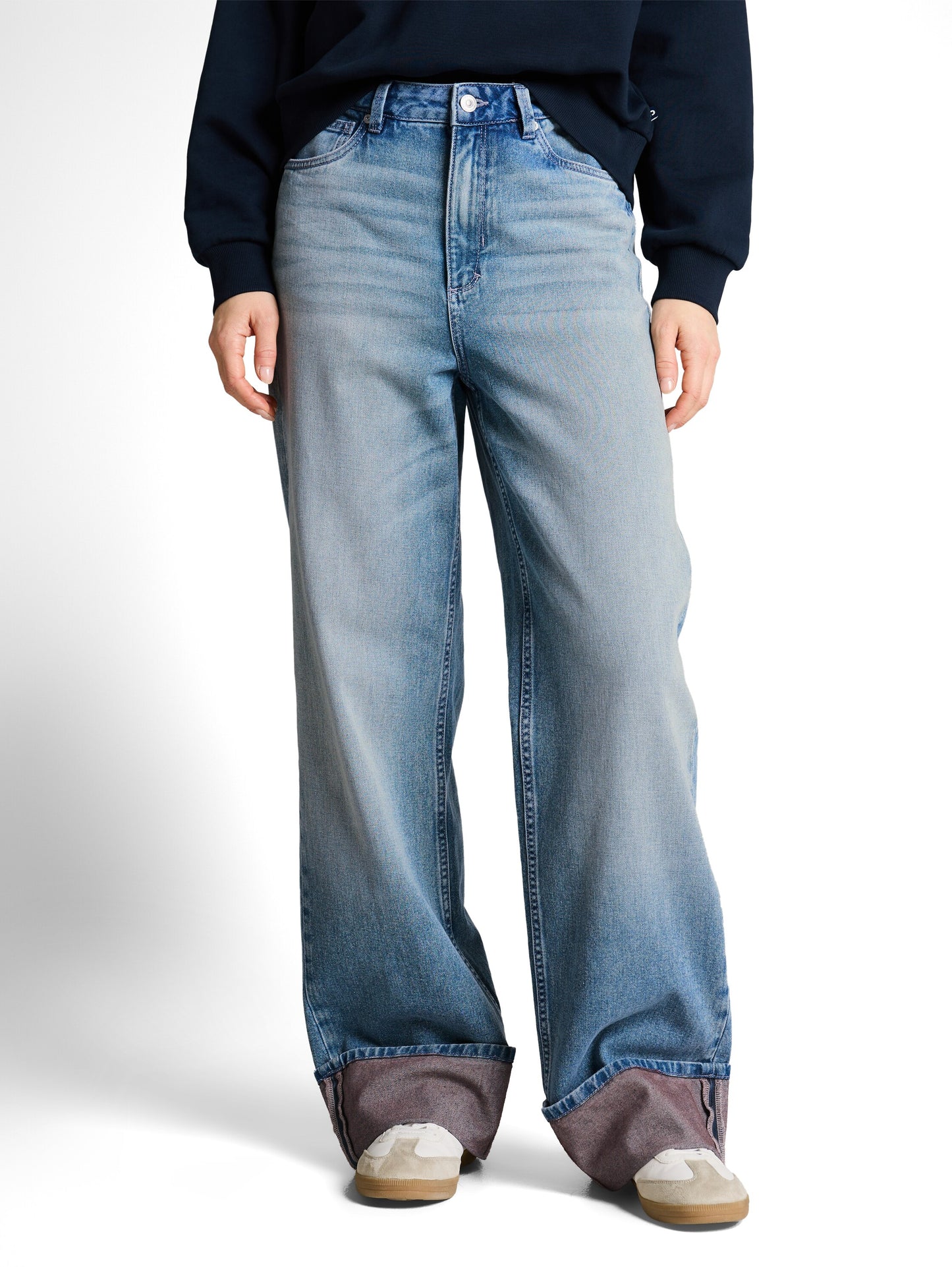 TTLINOU WIDE Jeans mit Turn-Up