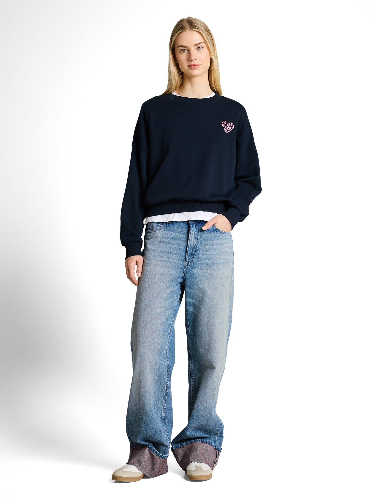 TTLINOU WIDE Jeans mit Turn-Up