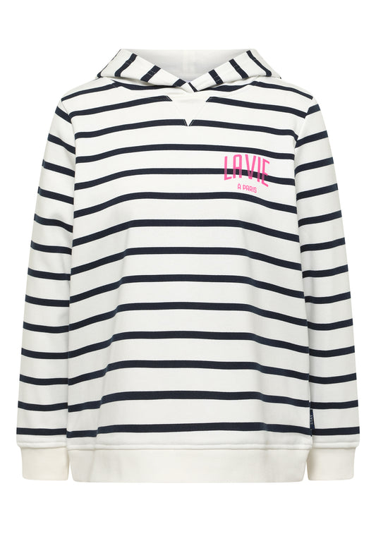 Sweatshirt mit Kapuze und Chestprint