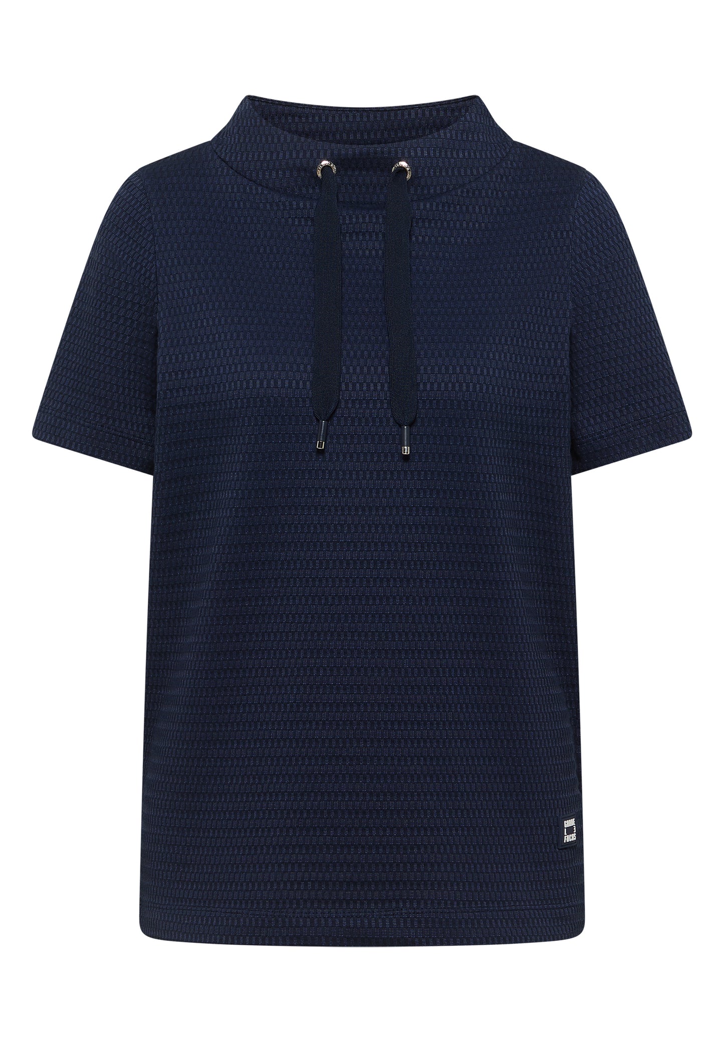 Shirt mit Funnel Neck im Two-Tone-Look