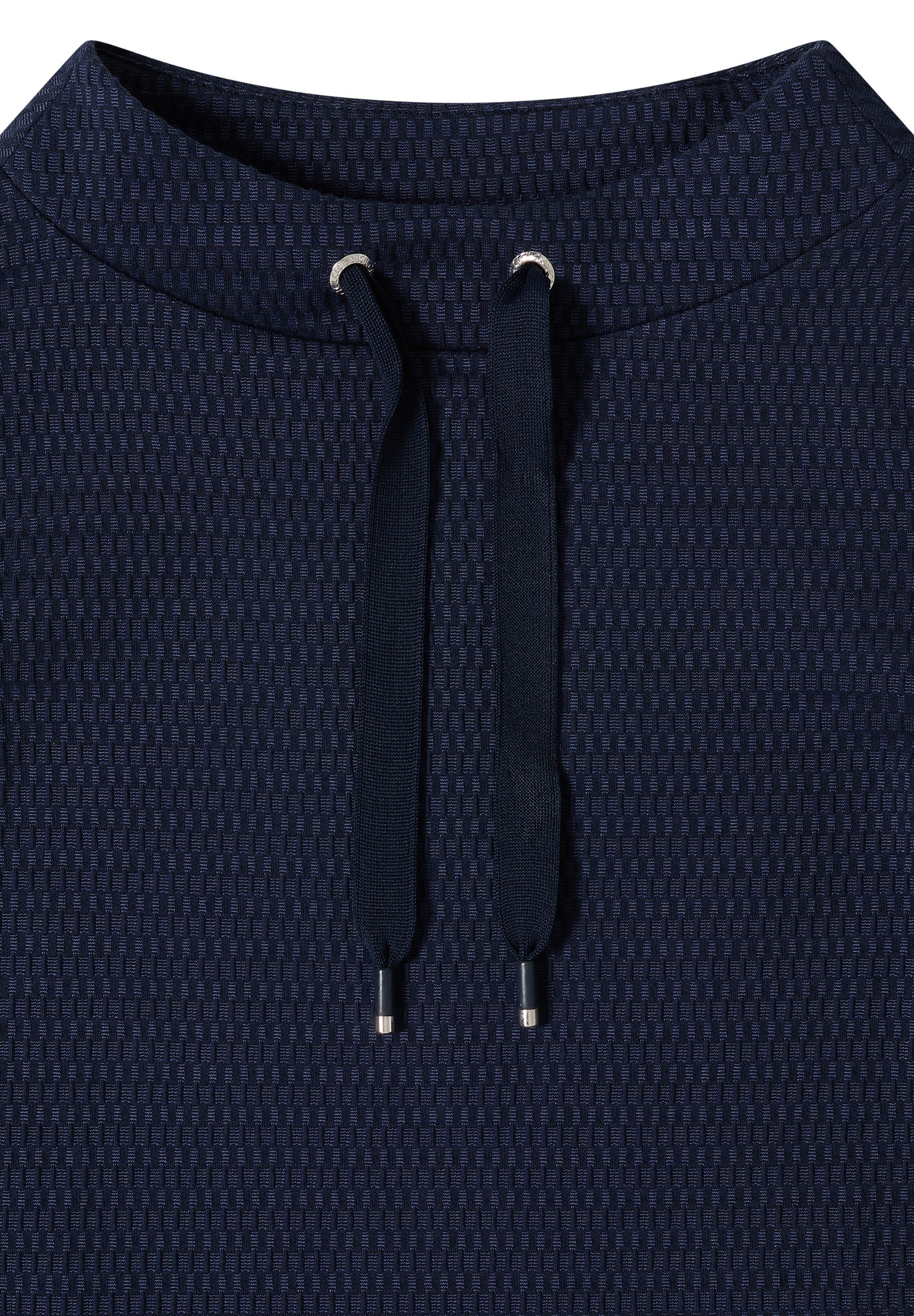 Shirt mit Funnel Neck im Two-Tone-Look