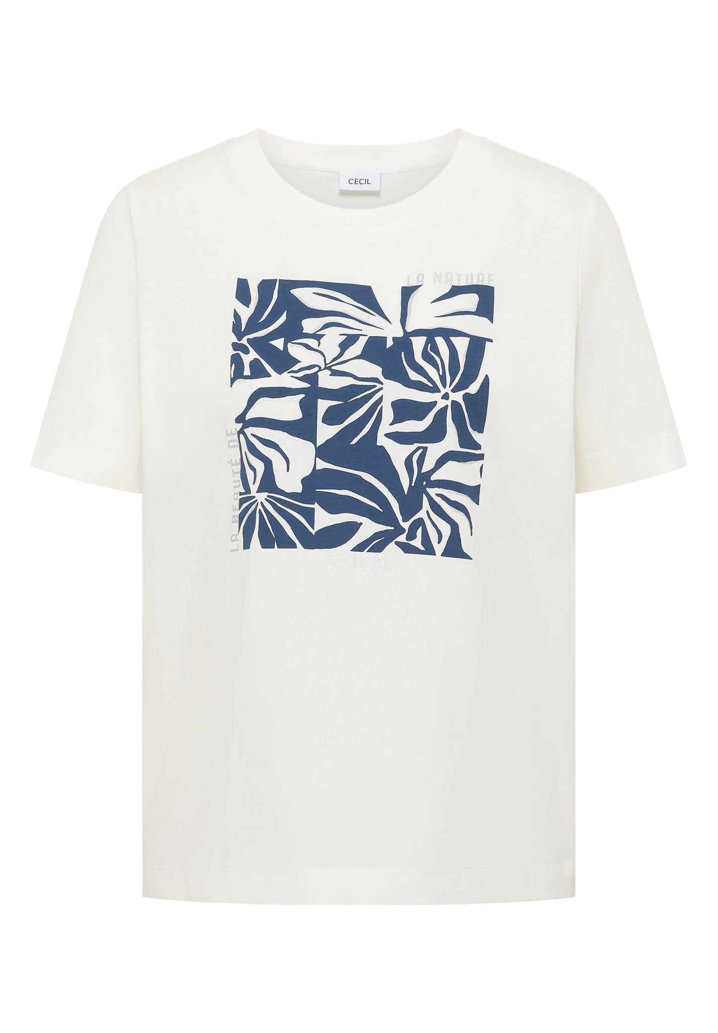 T-Shirt mit Rundhals und Frontprint