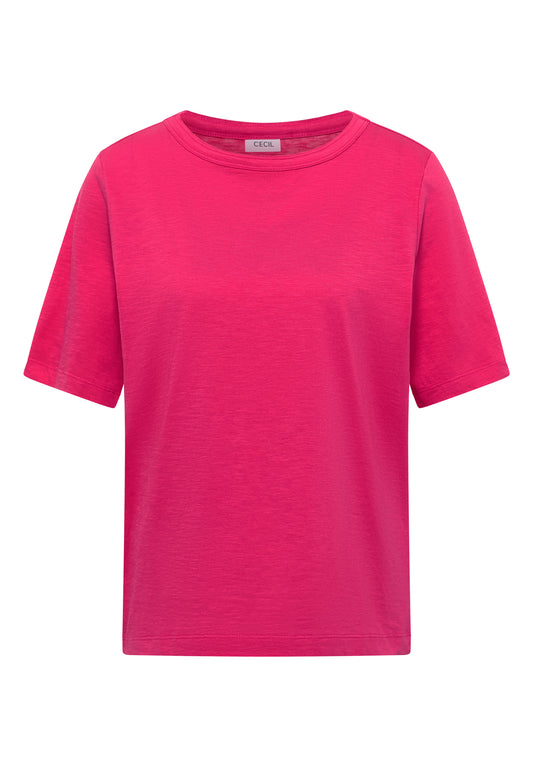 Kurzarm T-Shirt aus reiner Baumwolle