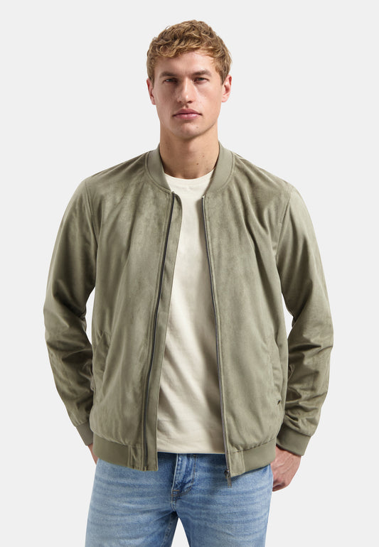 Jacket Short Fake Suede