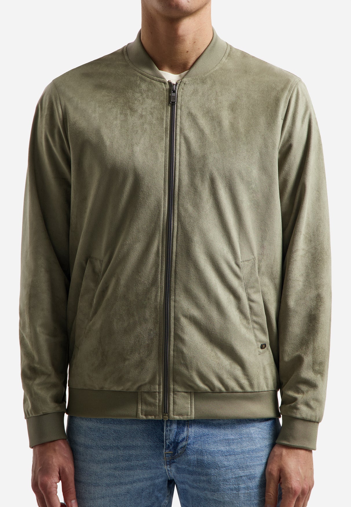 Jacket Short Fake Suede