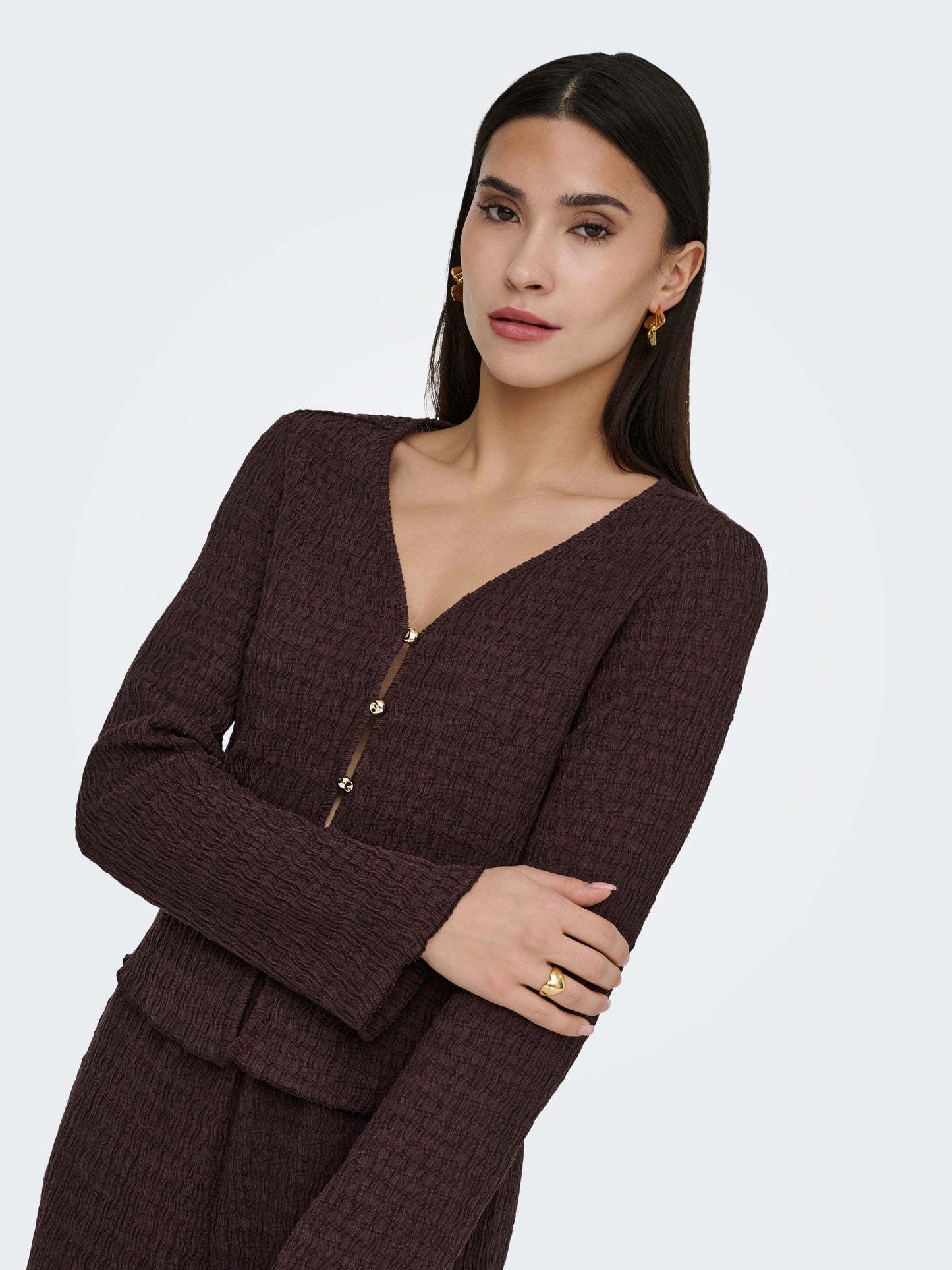 ONLILSE L/S CARIDGAN STRUC JRS
