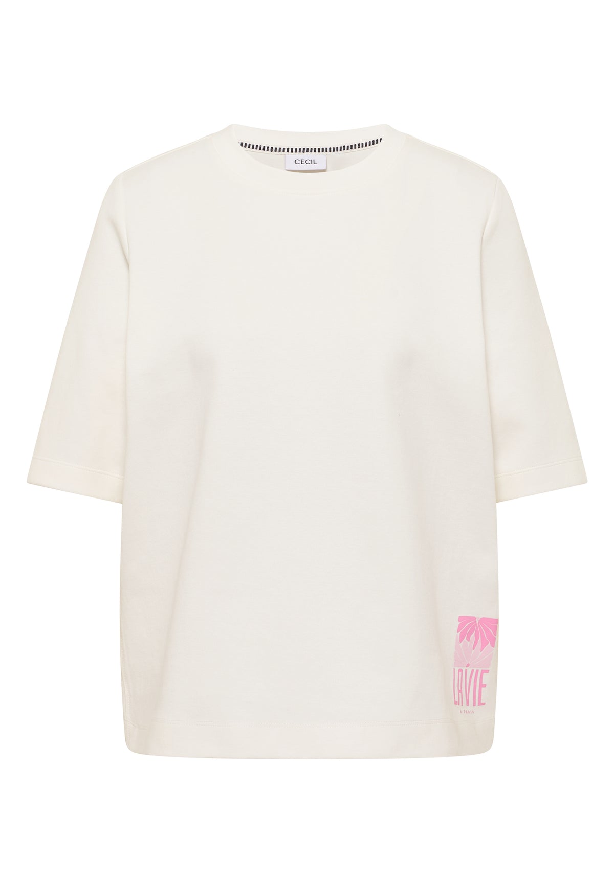 Kurzarm Sweatshirt mit Backprint