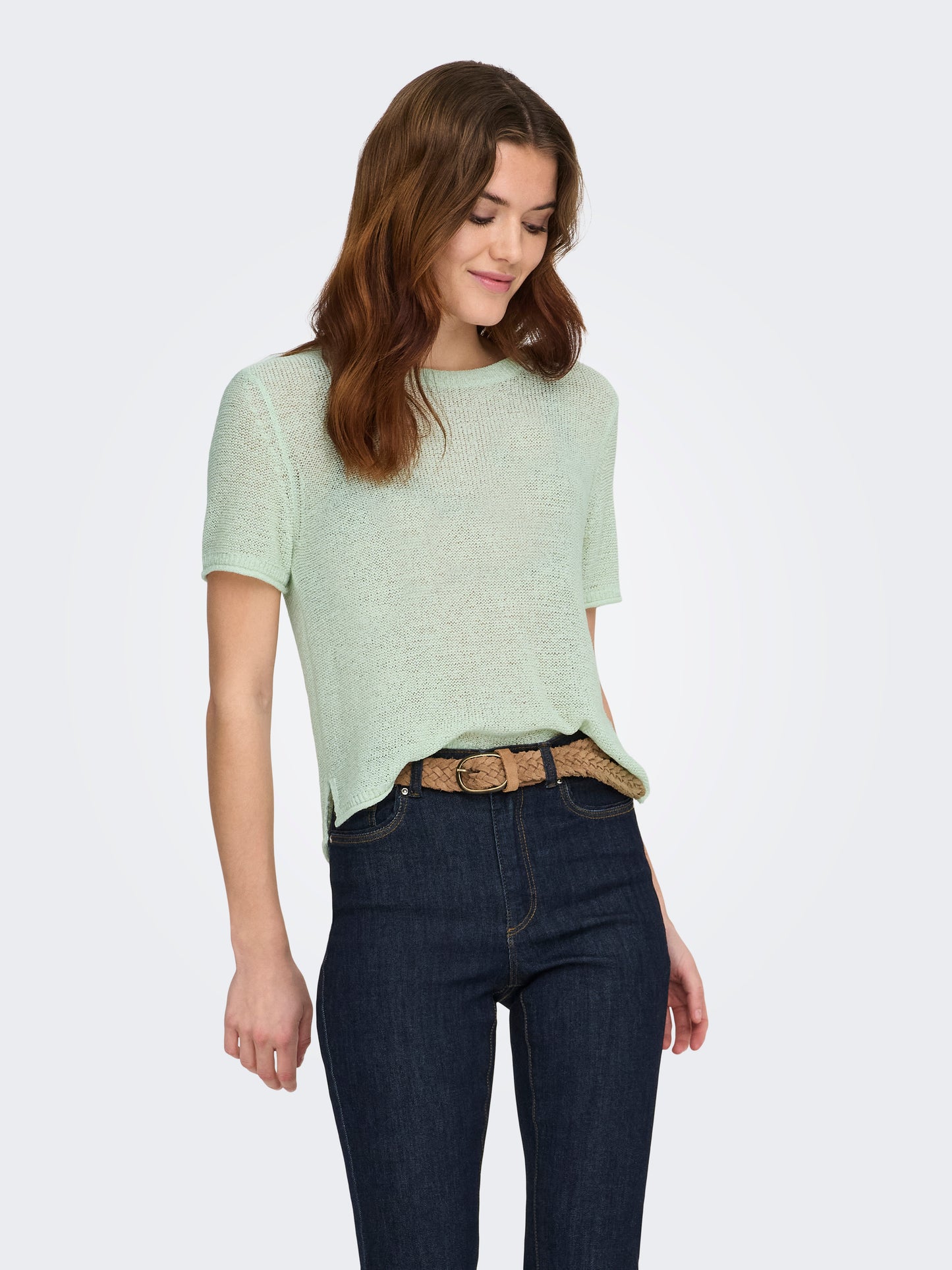 ONLSUNNY S/S PULLOVER KNT NOOS