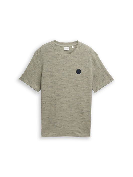 T-Shirt mit Waffelstruktur