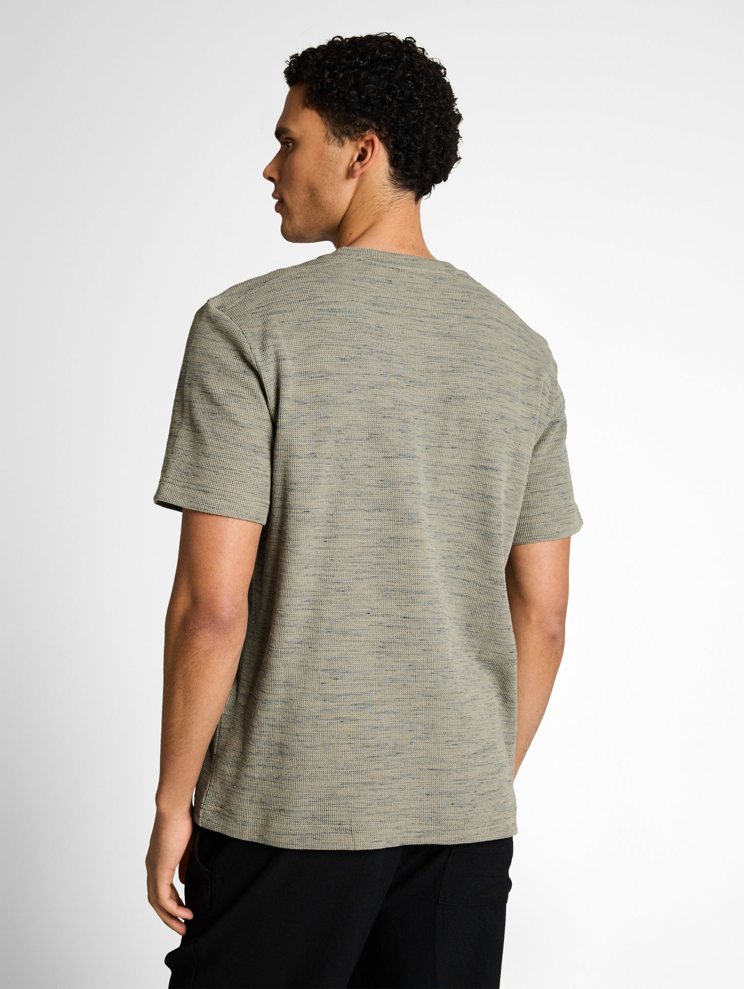 T-Shirt mit Waffelstruktur