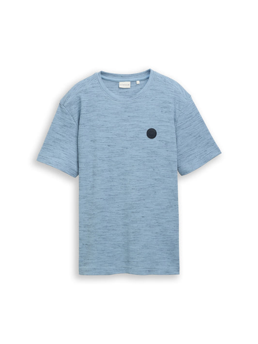 T-Shirt mit Waffelstruktur
