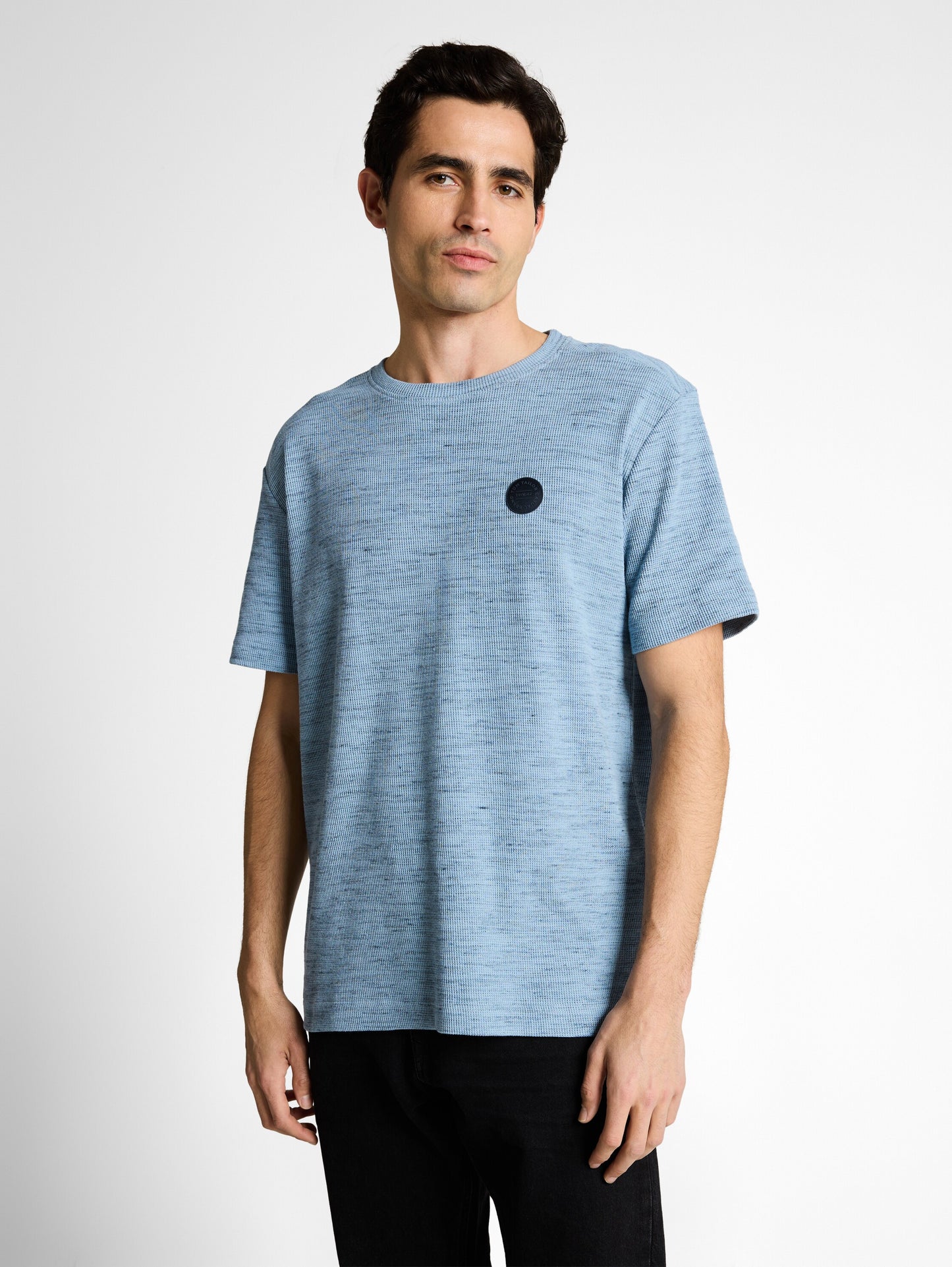 T-Shirt mit Waffelstruktur