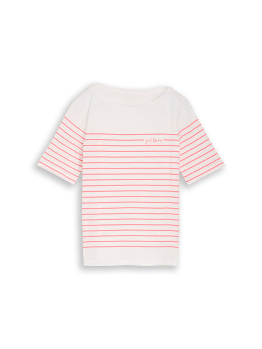 T-Shirt mit Streifenmuster