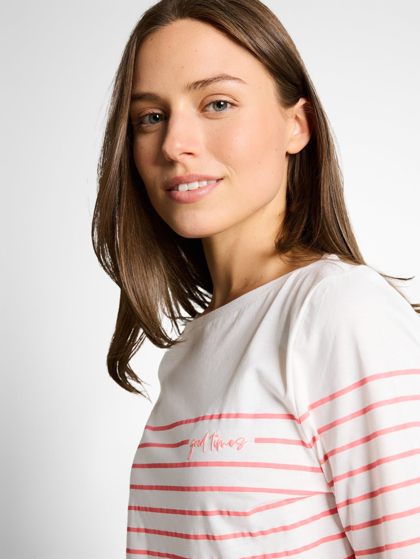 T-Shirt mit Streifenmuster