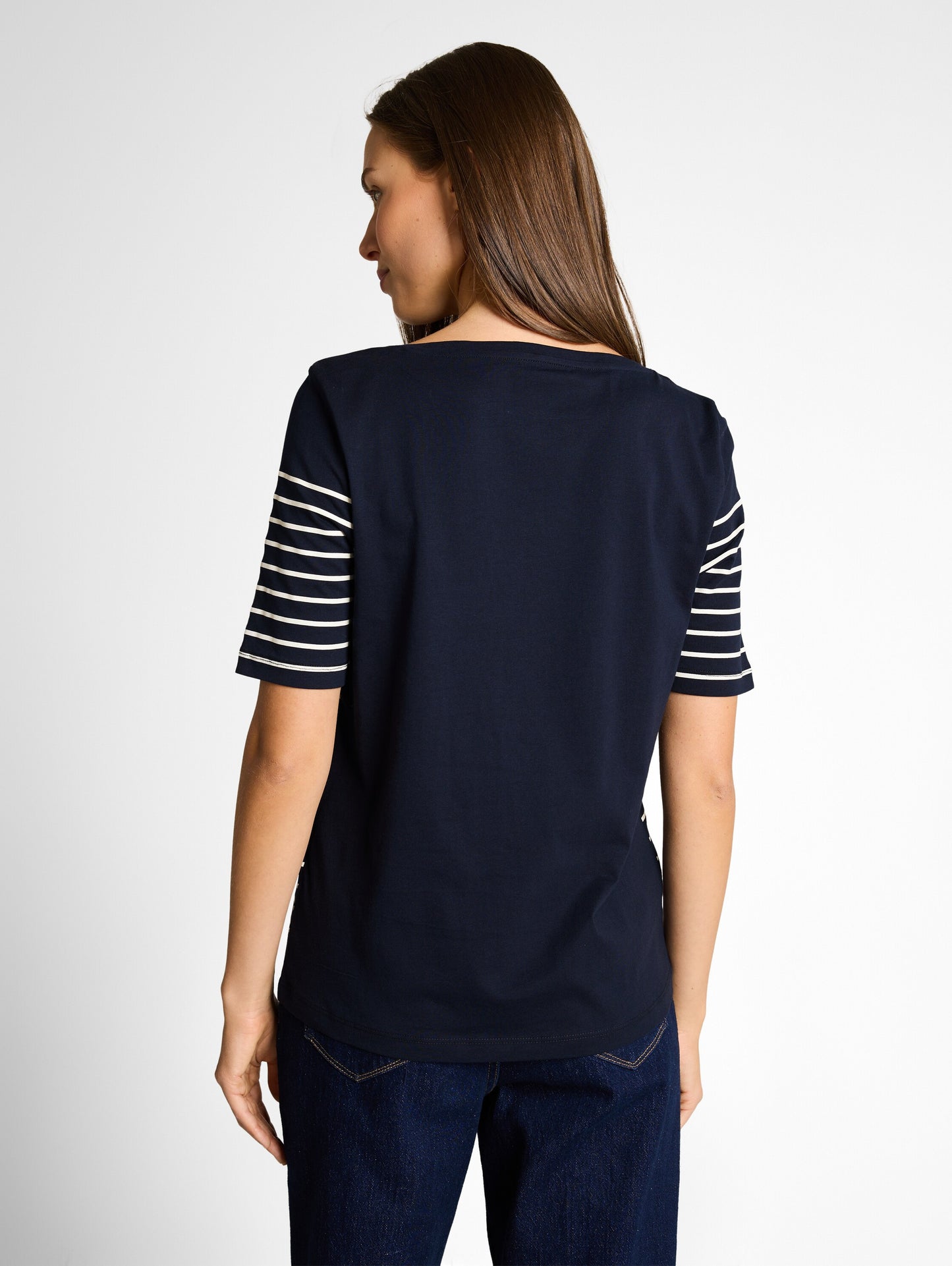 T-Shirt mit Streifenmuster