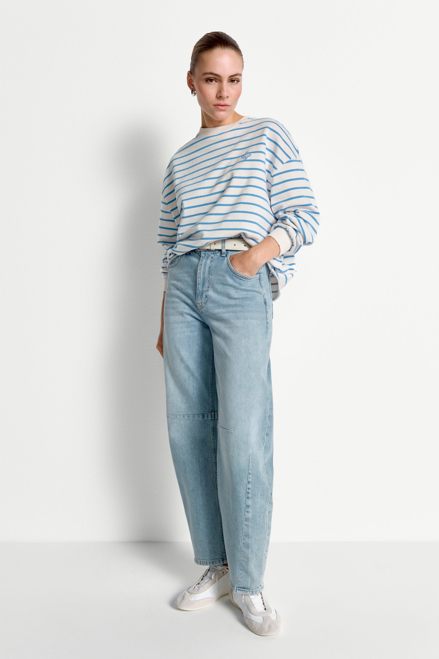 O Striped Sweatshirt