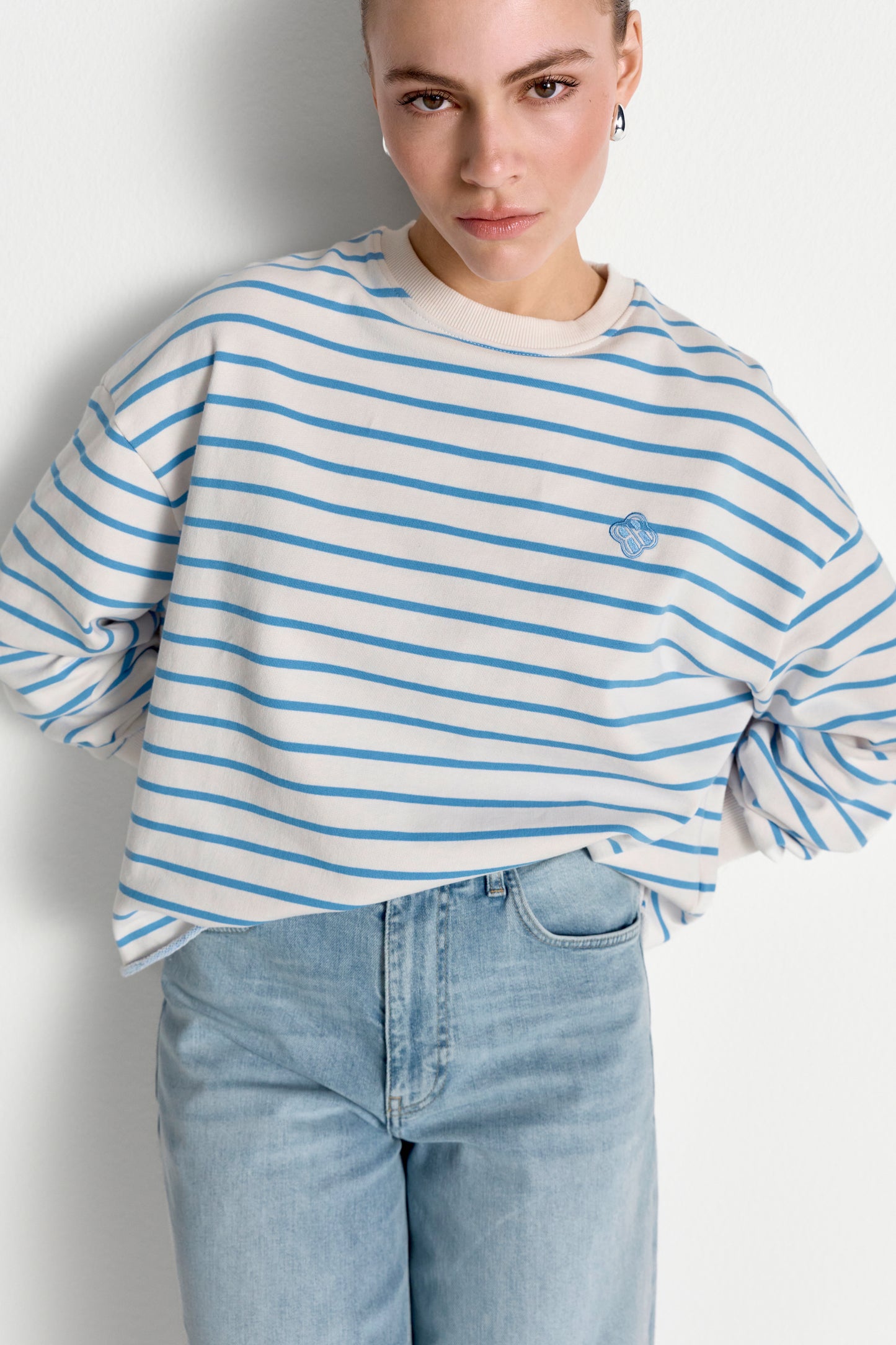 O Striped Sweatshirt