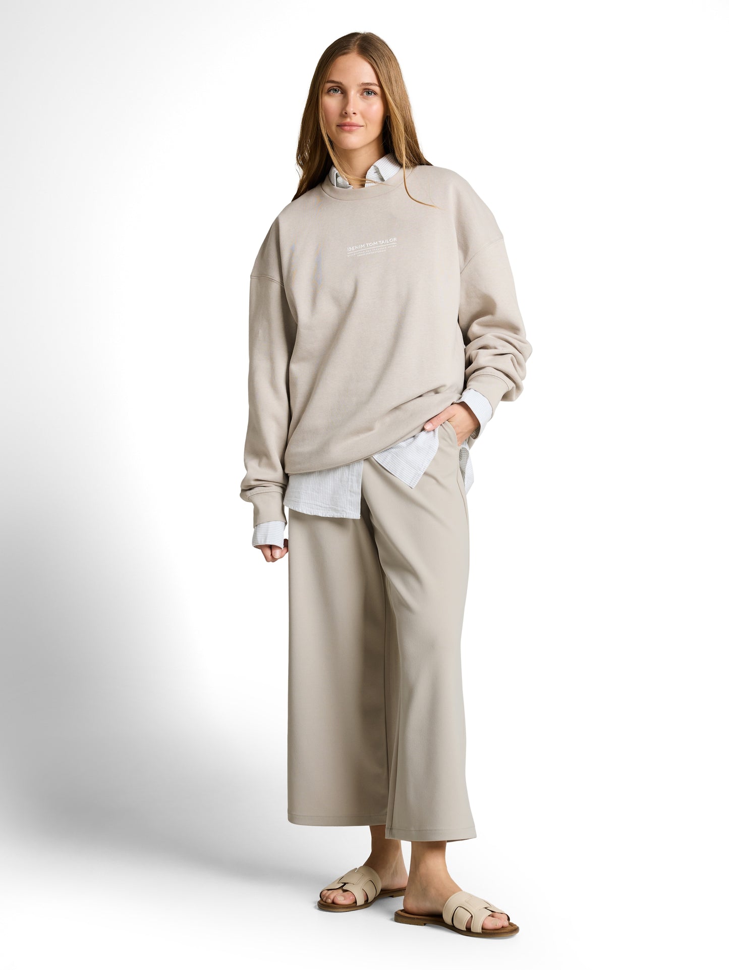 High Waist Culotte Hose