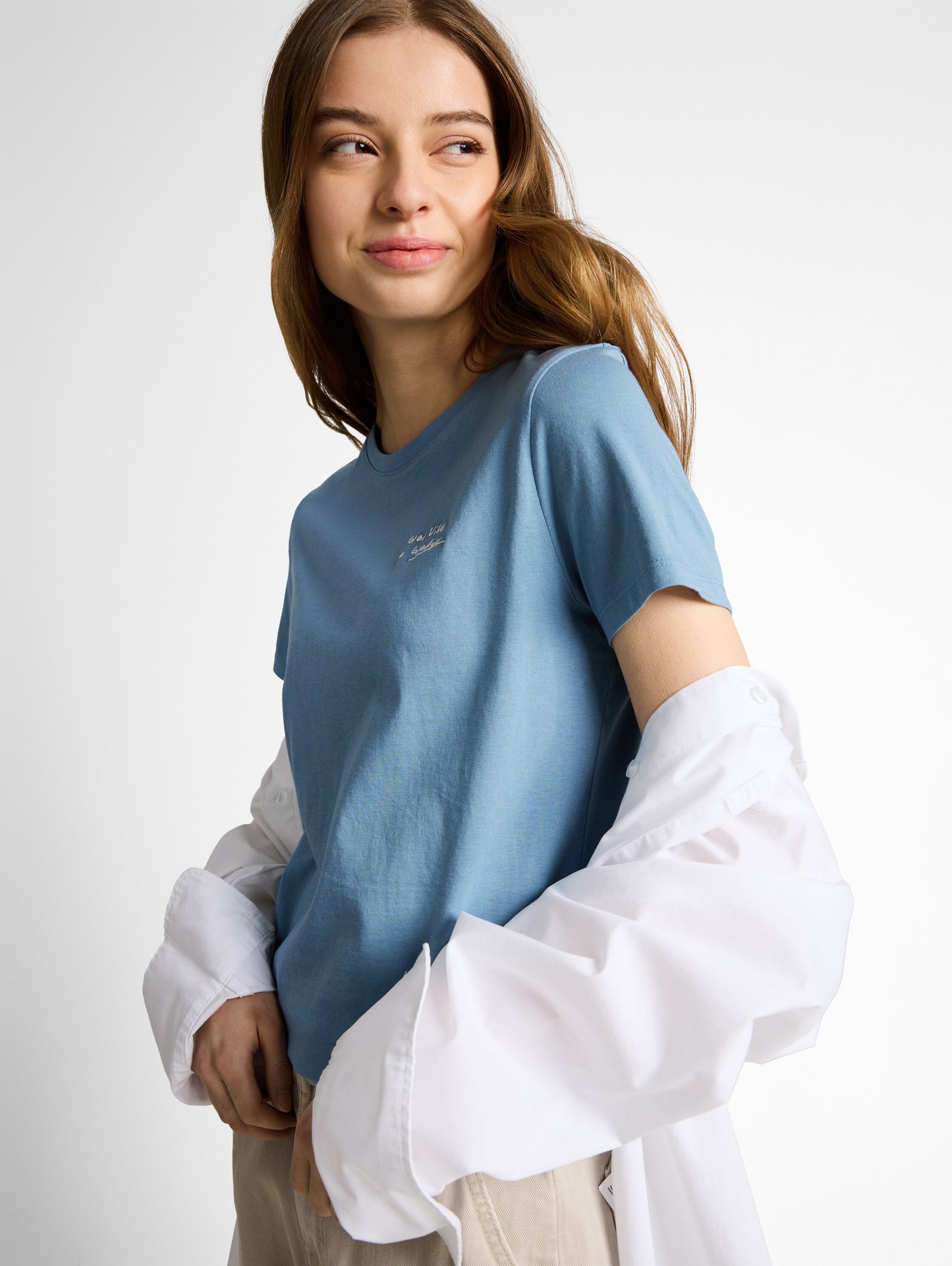 T-Shirt mit Stickerei