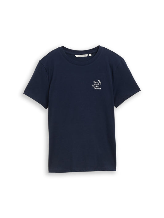 T-Shirt mit Stickerei