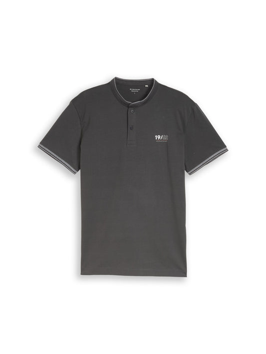 Poloshirt mit Stehkragen