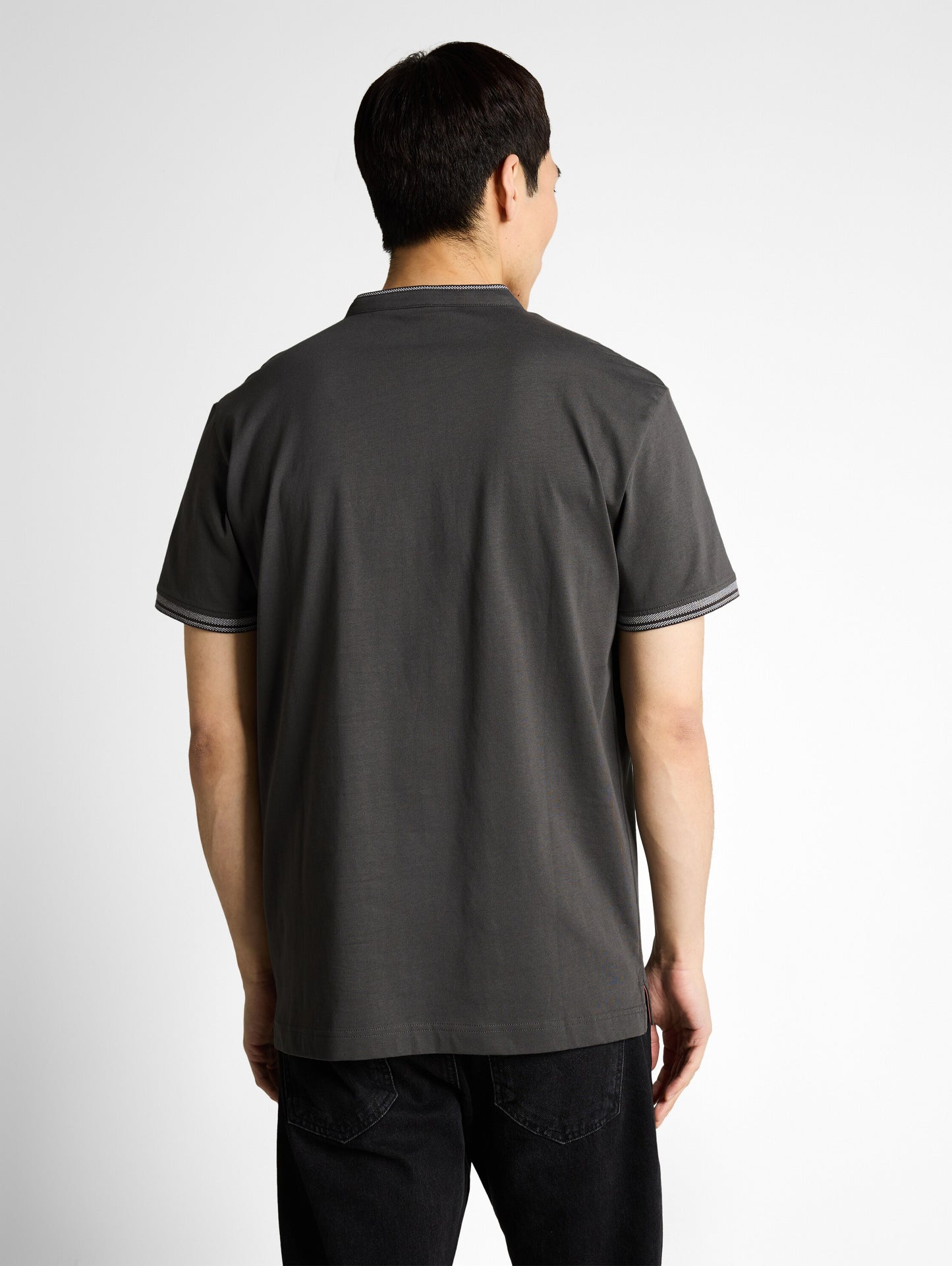 Poloshirt mit Stehkragen