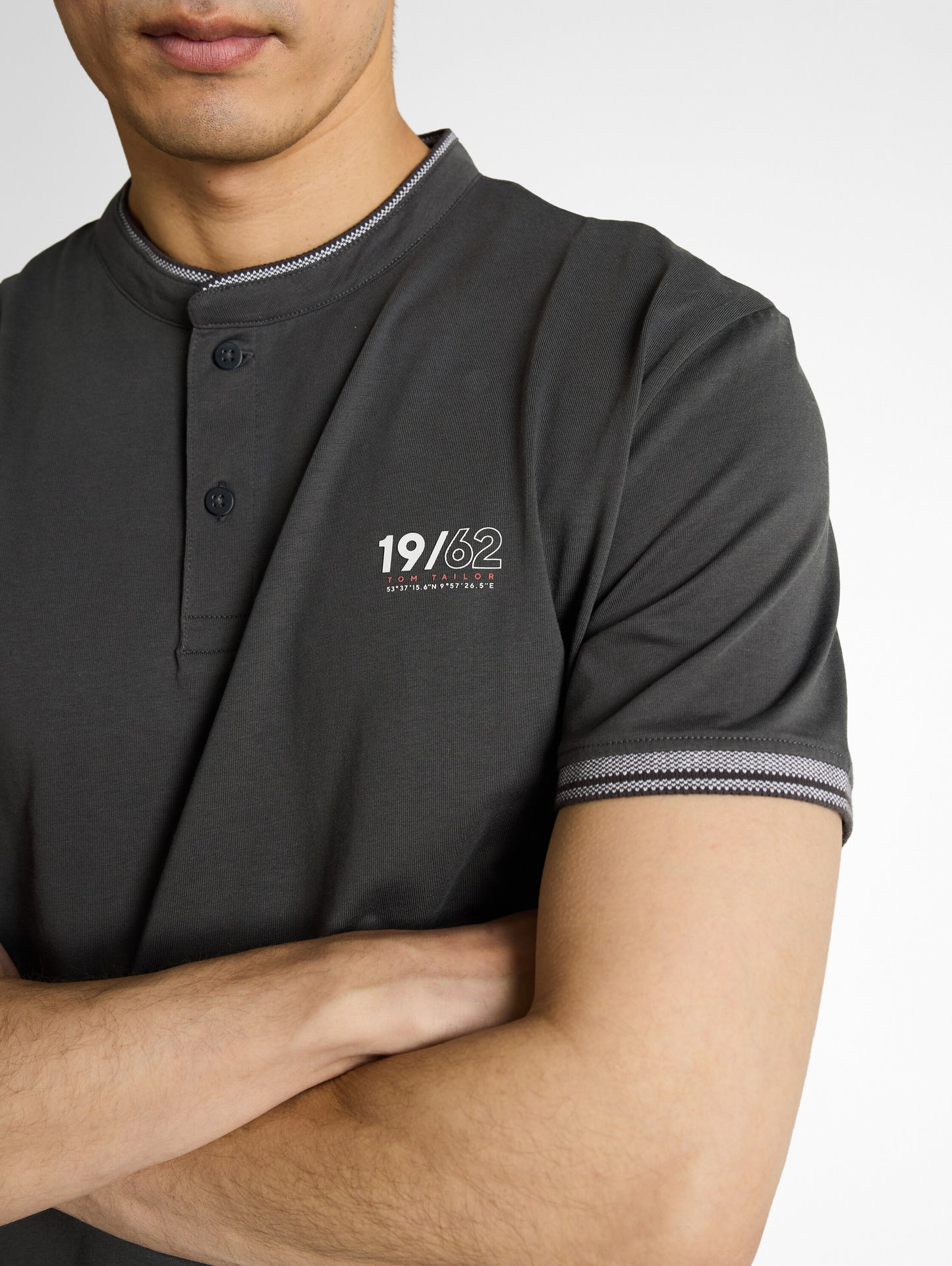 Poloshirt mit Stehkragen