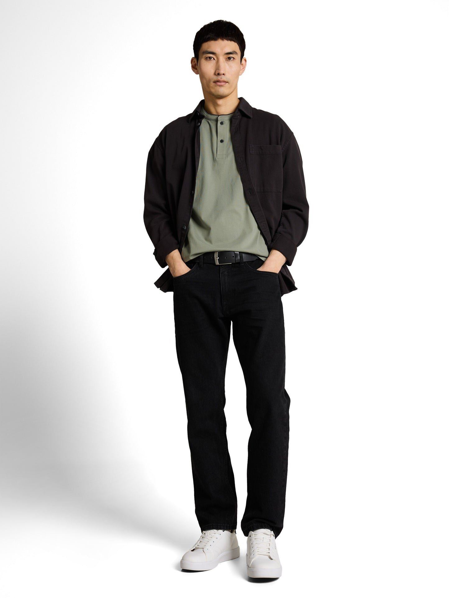 Poloshirt mit Stehkragen