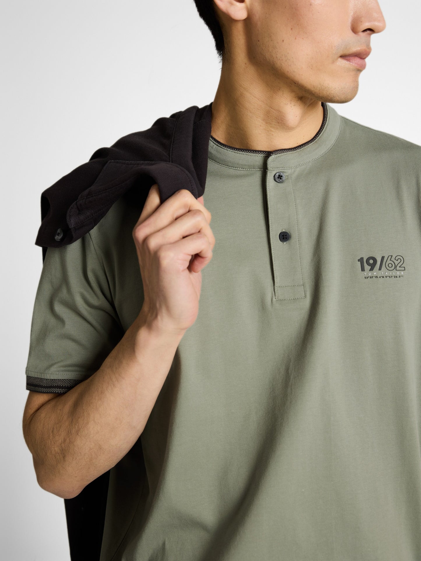Poloshirt mit Stehkragen