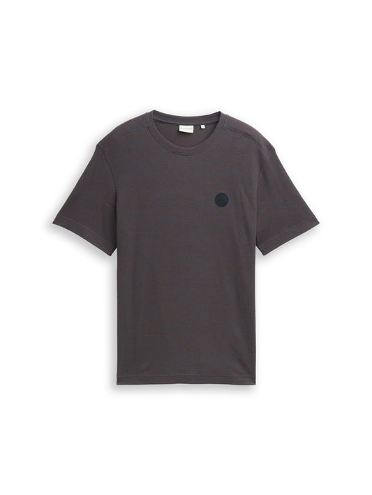 T-Shirt mit Waffelstruktur