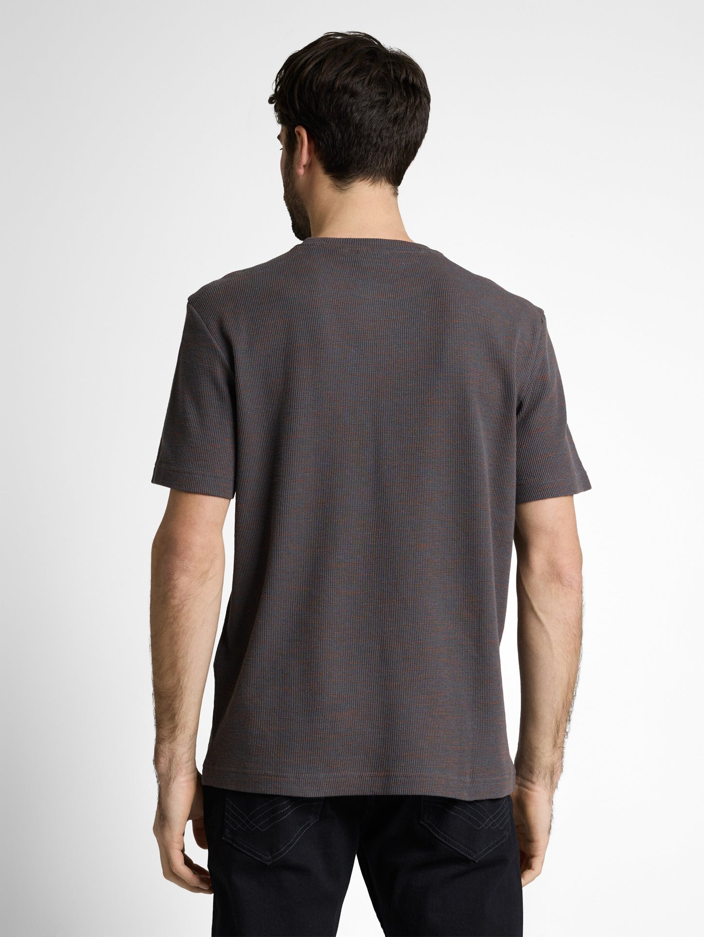 T-Shirt mit Waffelstruktur