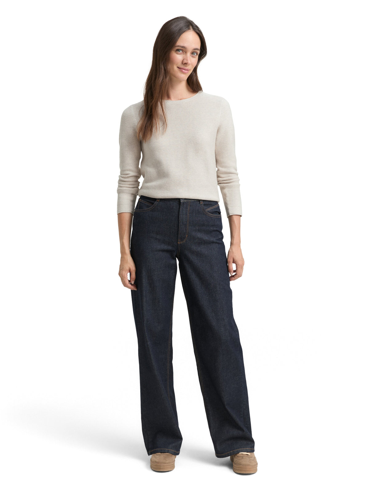 sweater new ottoman, dusty alabaster melange
