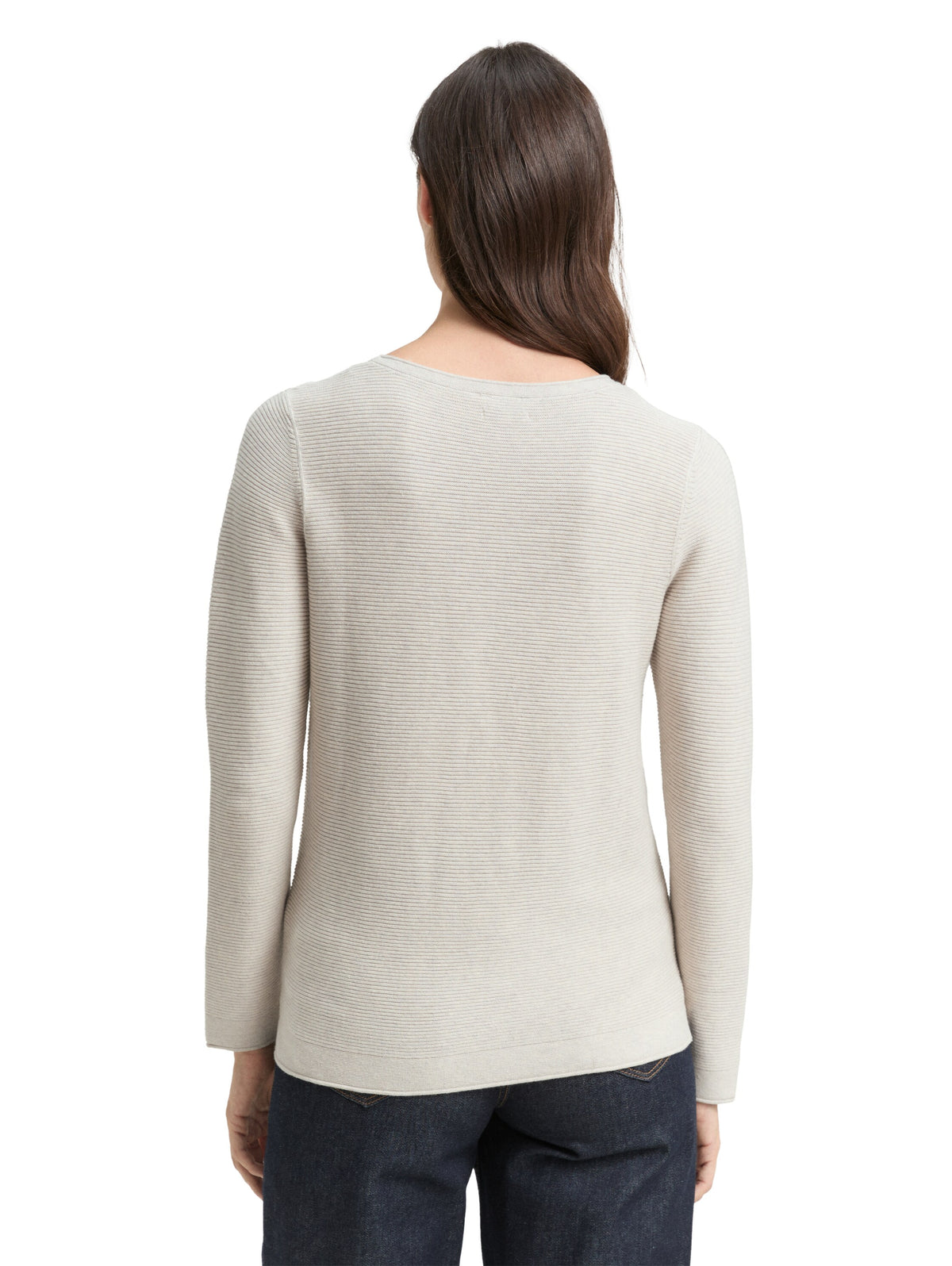 sweater new ottoman, dusty alabaster melange