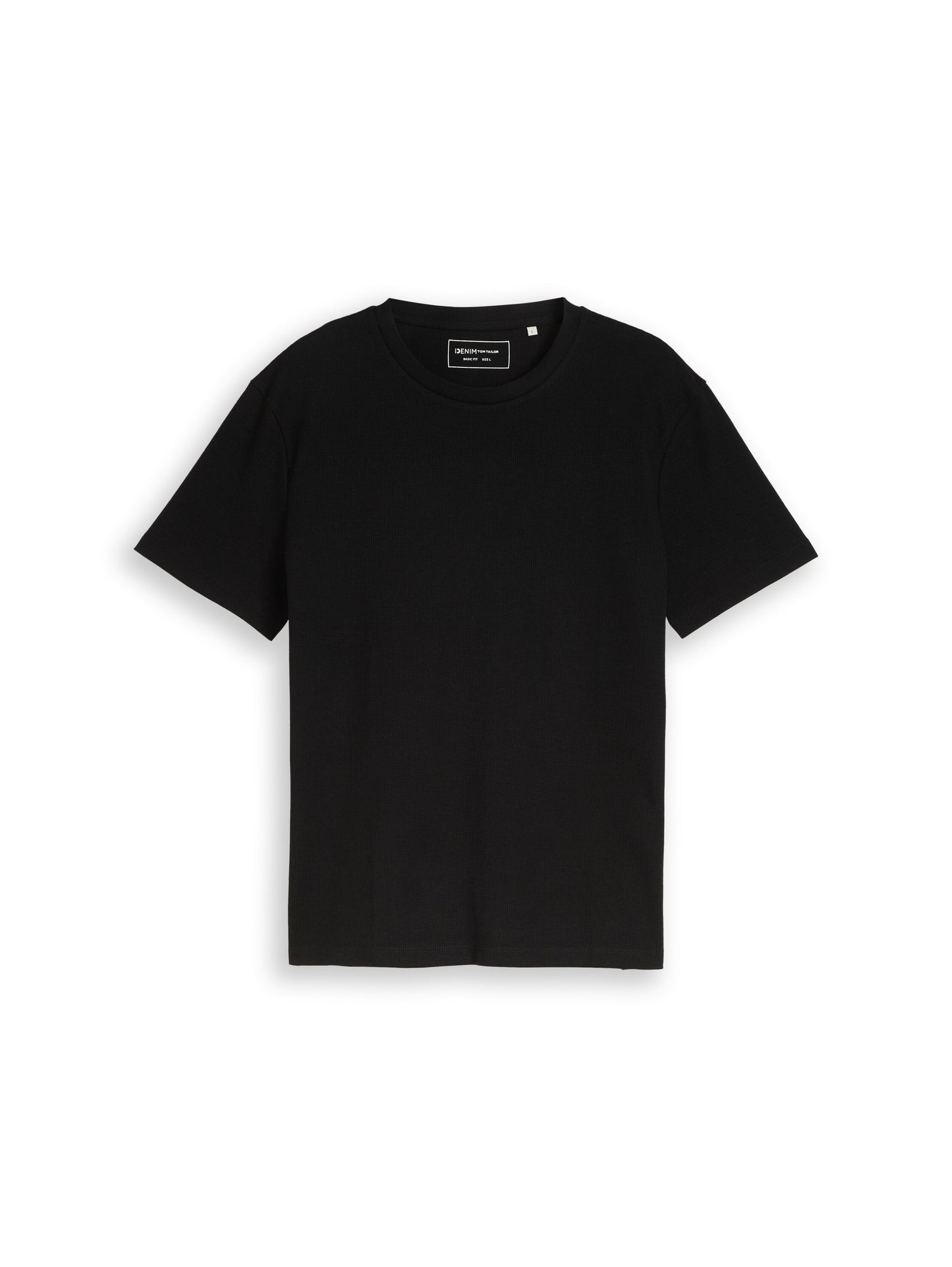 T-Shirt mit Waffelstruktur