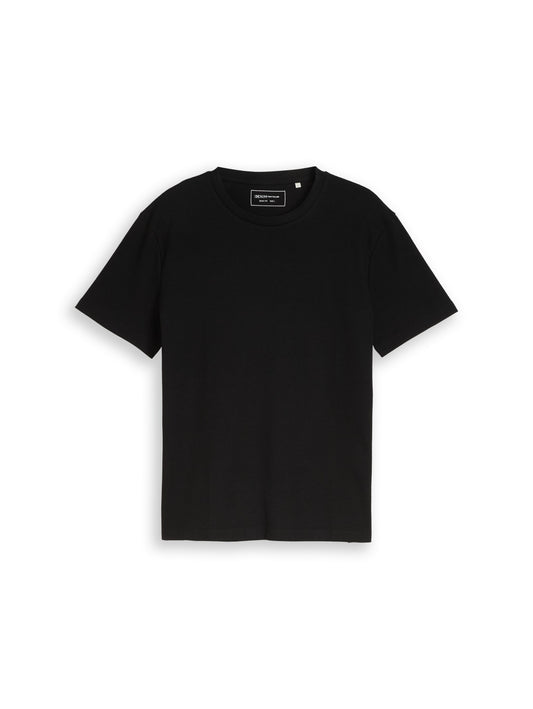 T-Shirt mit Waffelstruktur