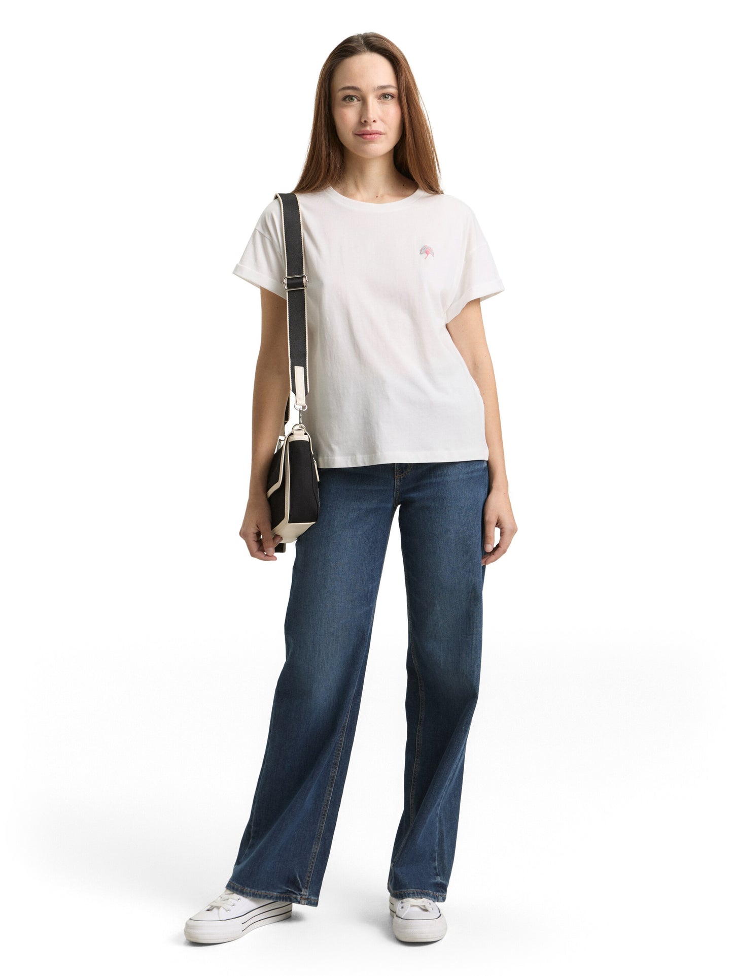 T-Shirt mit Stickerei